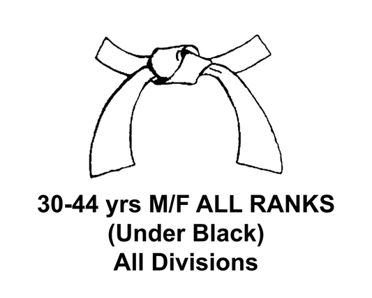 30-44 Yrs Old, M/F, ALL RANKS (Under Black)